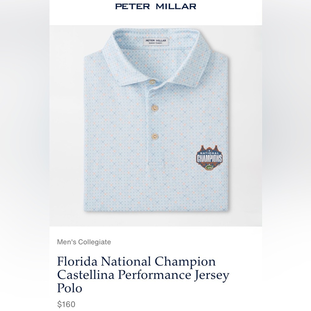 PETER MILLAR Florida National Champion Castellina Performance Jersey